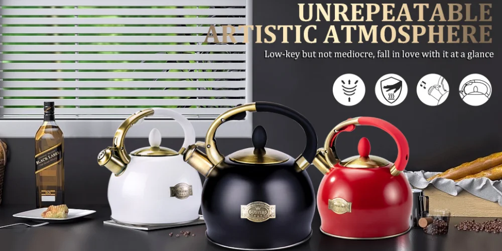 SUSTEAS Stove Top Whistling Tea Kettle Hero