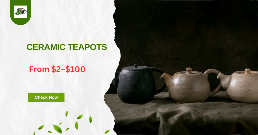 Ceramic Teapots | Ceylon Wild Tea