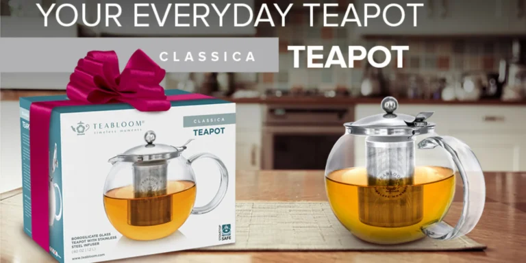 Teabloom All-in-One Glass Teapot