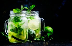 Green Tea with Mint and Lemon